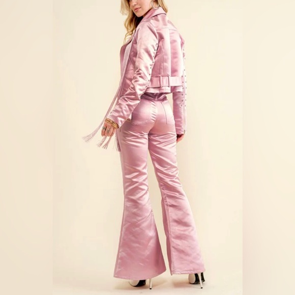 Pink jacket & pants set - Picture 3 of 8